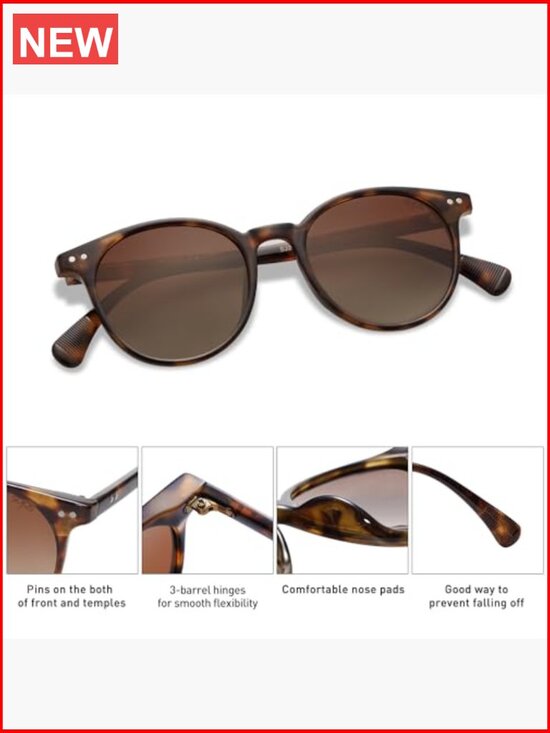Small Round Classic Polarized Sunglasses UV400 Lens Retro Style main image 4